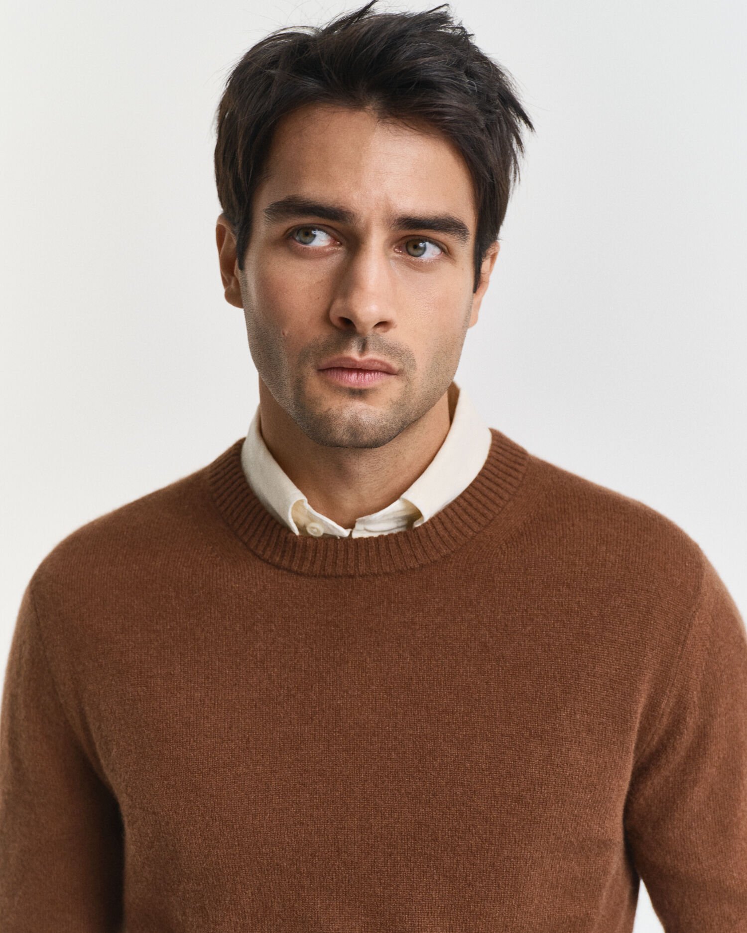 Maglia girocollo in cashmere