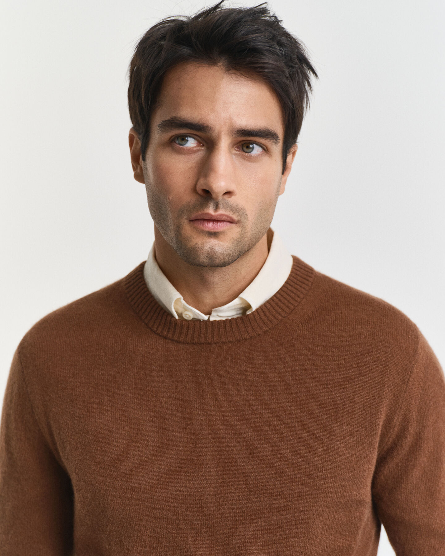 Maglia girocollo in cashmere