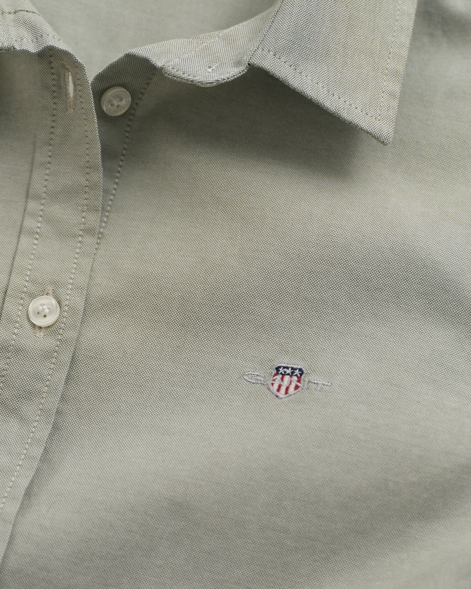 Camicia elasticizzata Oxford slim fit