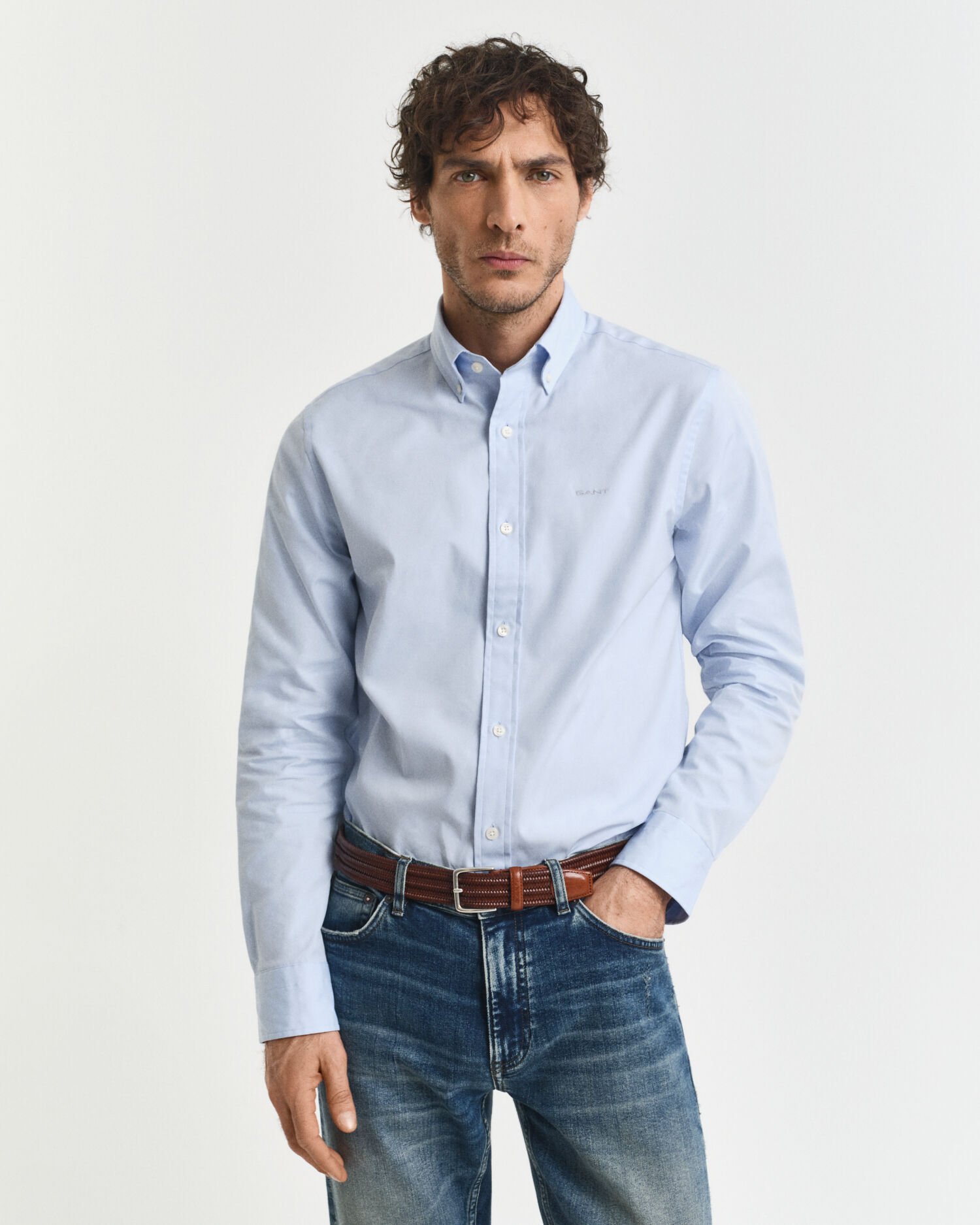 Camicia Oxford pinpoint regular fit