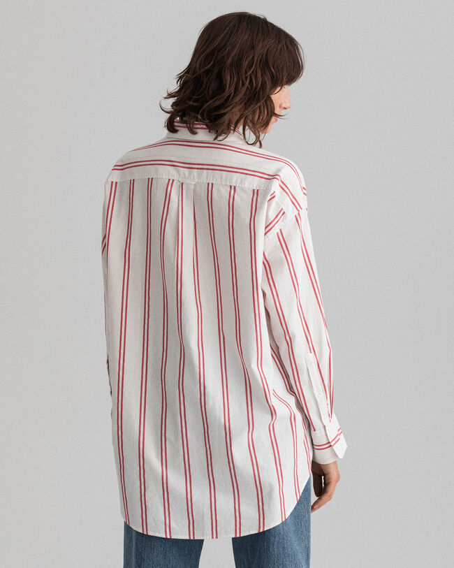 Camicia a righe oversize