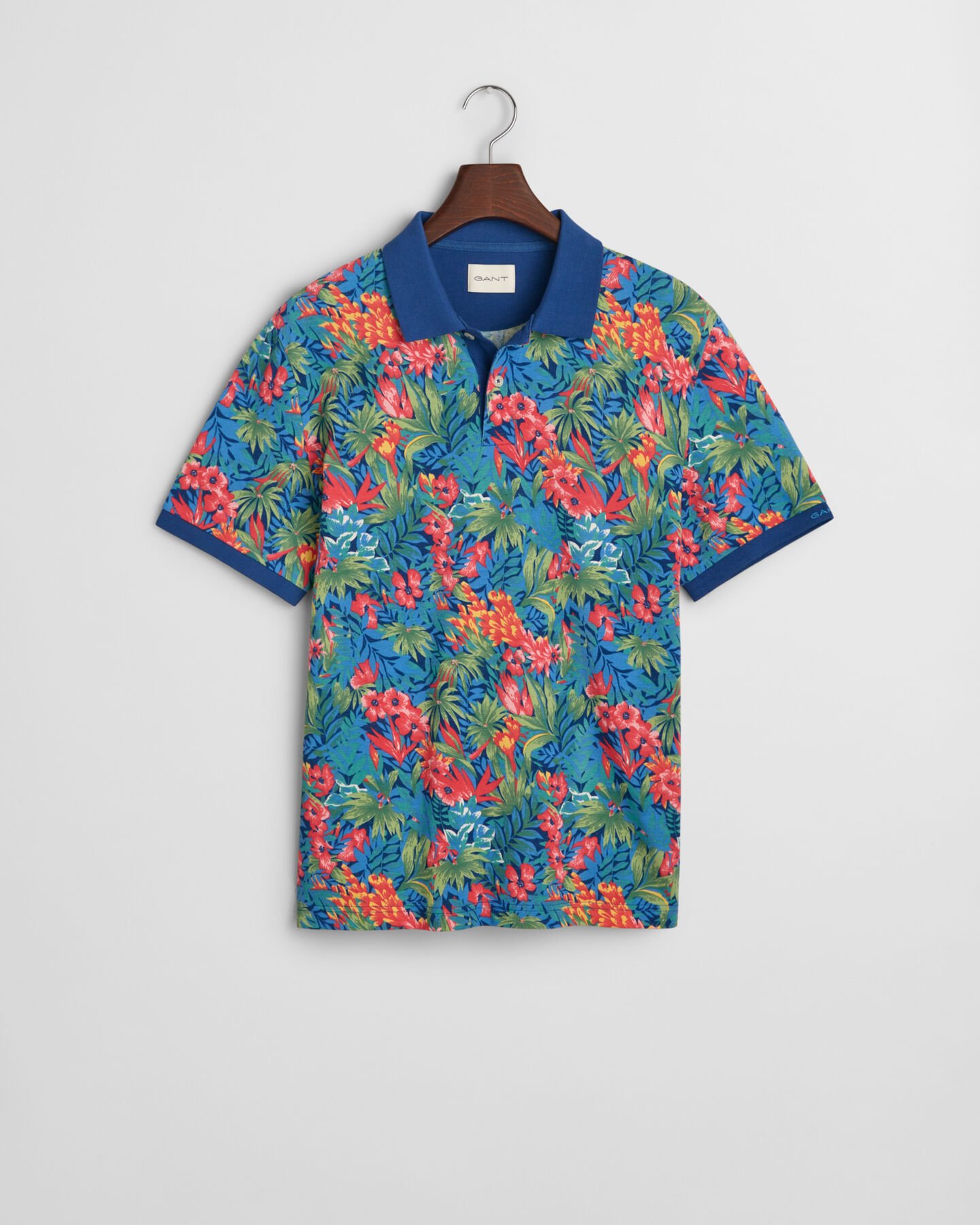 Polo stampa Tropical multicolore