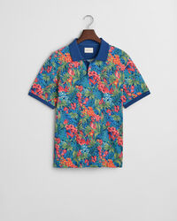 Polo stampa Tropical multicolore