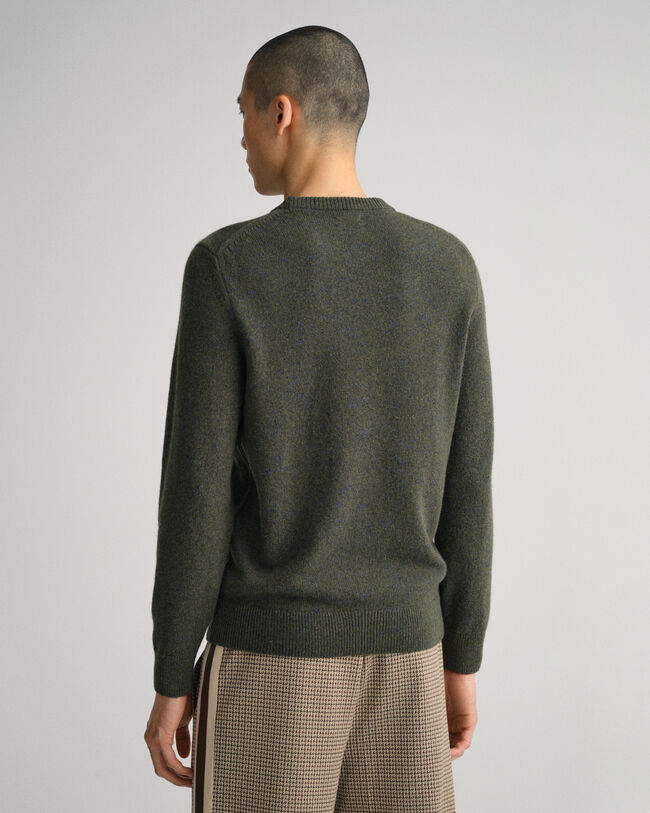 Maglia girocollo m&eacute;lange Neps