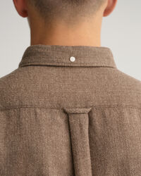 Camicia in tessuto a spina di pesce regular fit