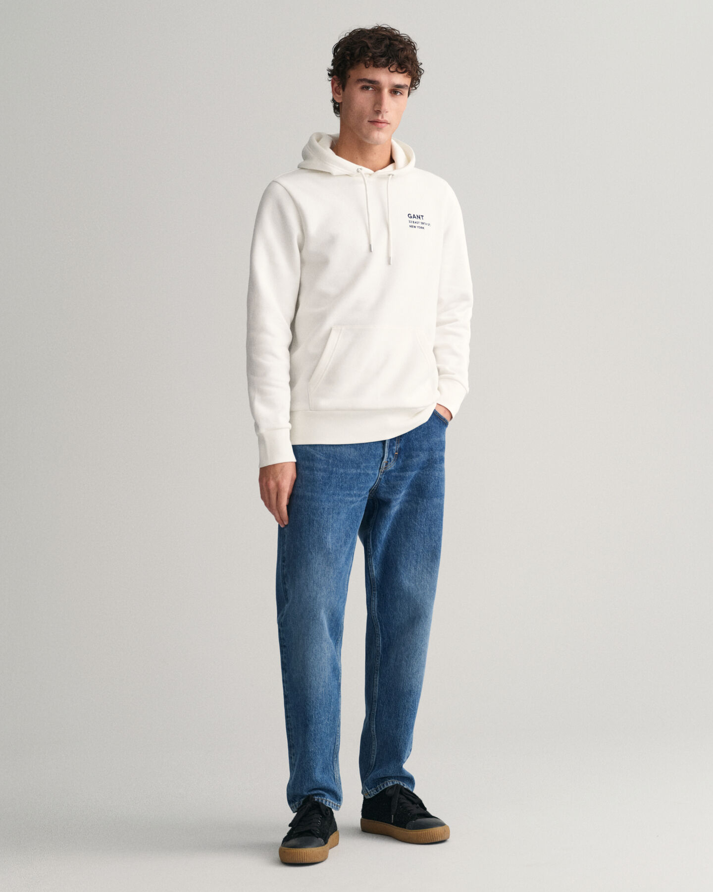 Felpa con cappuccio con GANT Graphic piccola