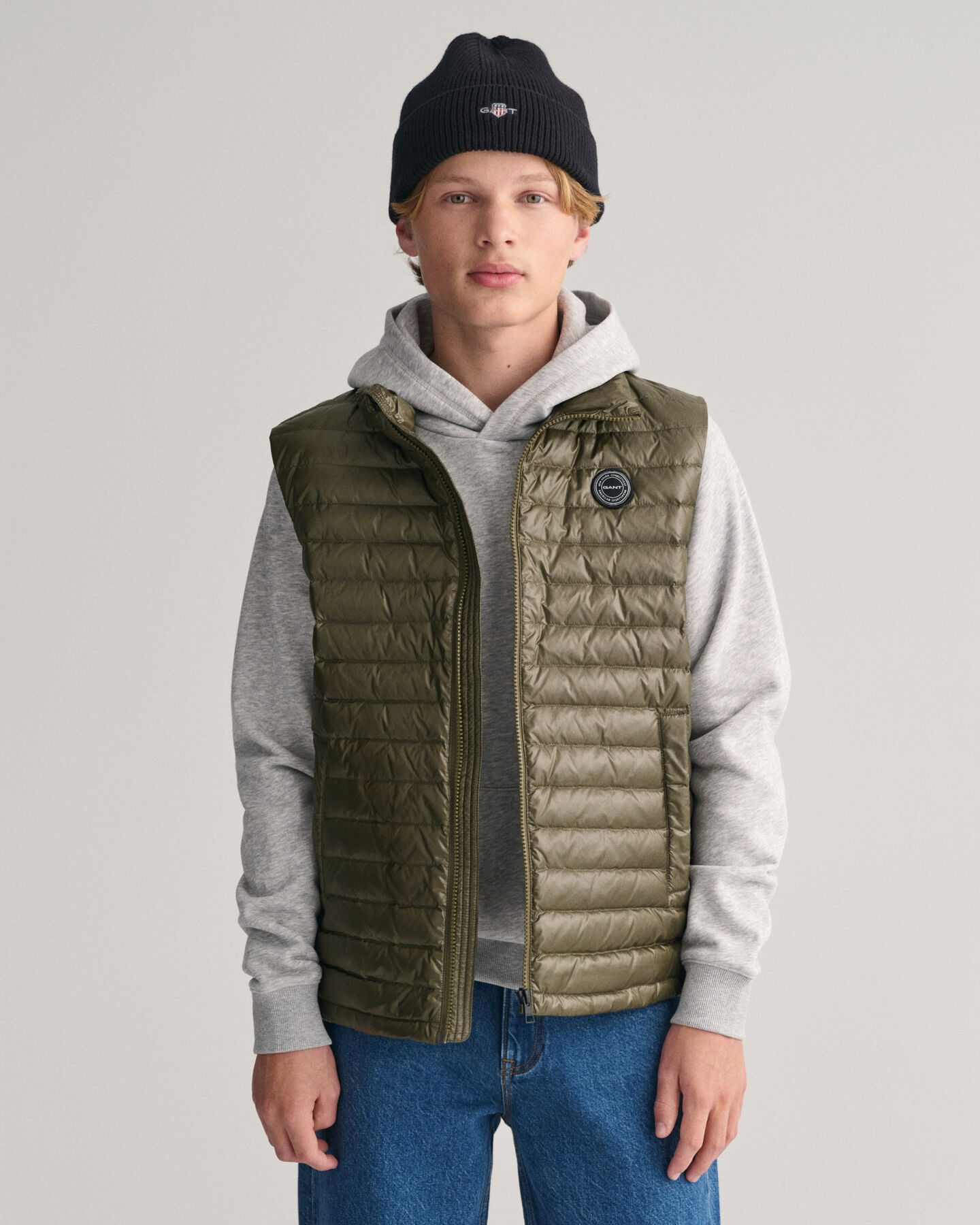 Smanicato imbottito leggero lucido Teens