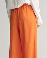 Pantaloni Pull-on in misto lino relaxed fit