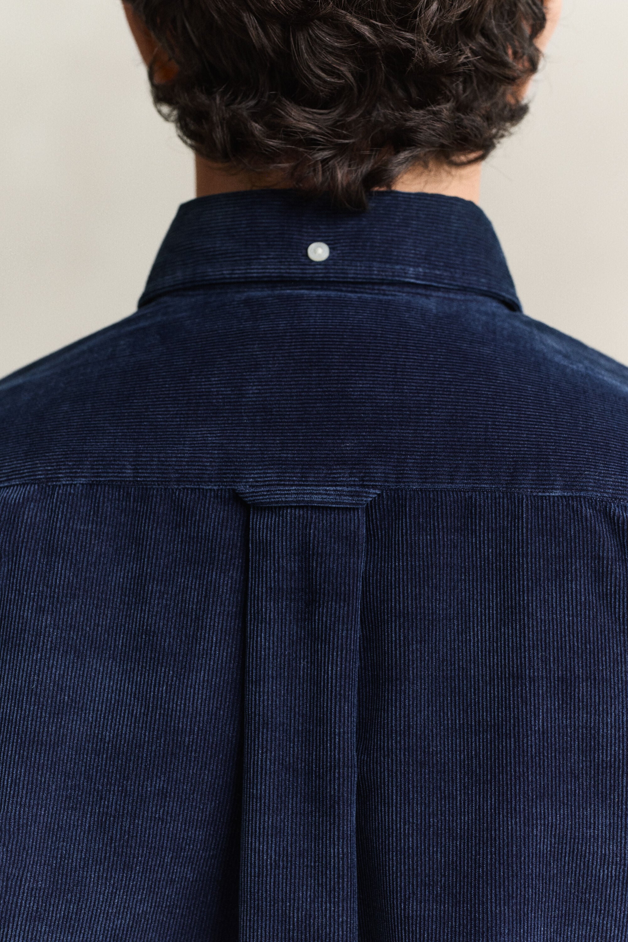 Camicia Indigo in velluto a coste