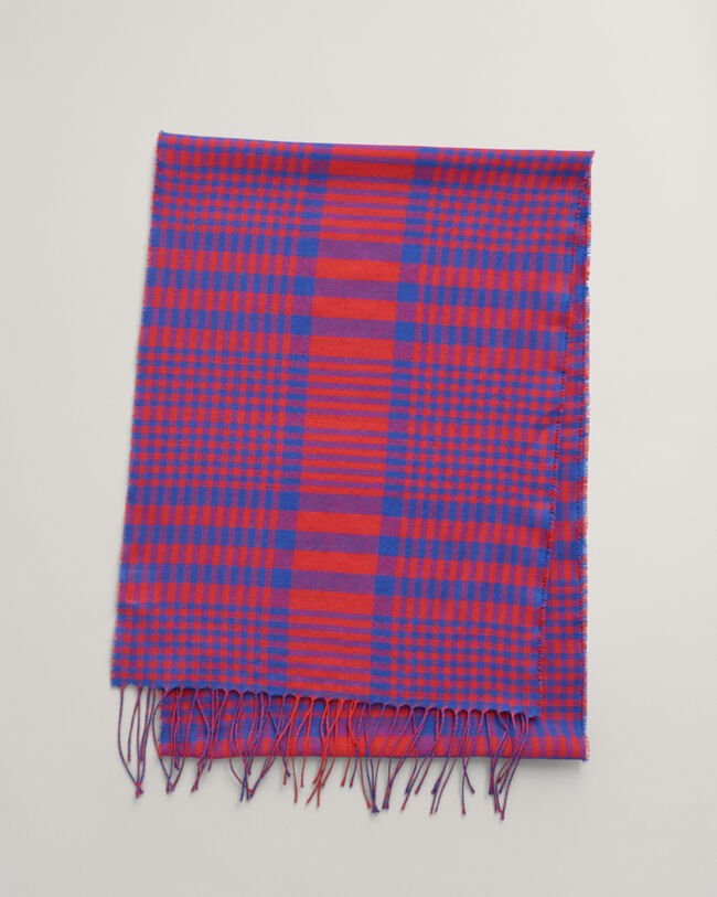 Sciarpa in lana Merino a quadri