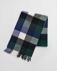 Sciarpa in lana merino a quadri