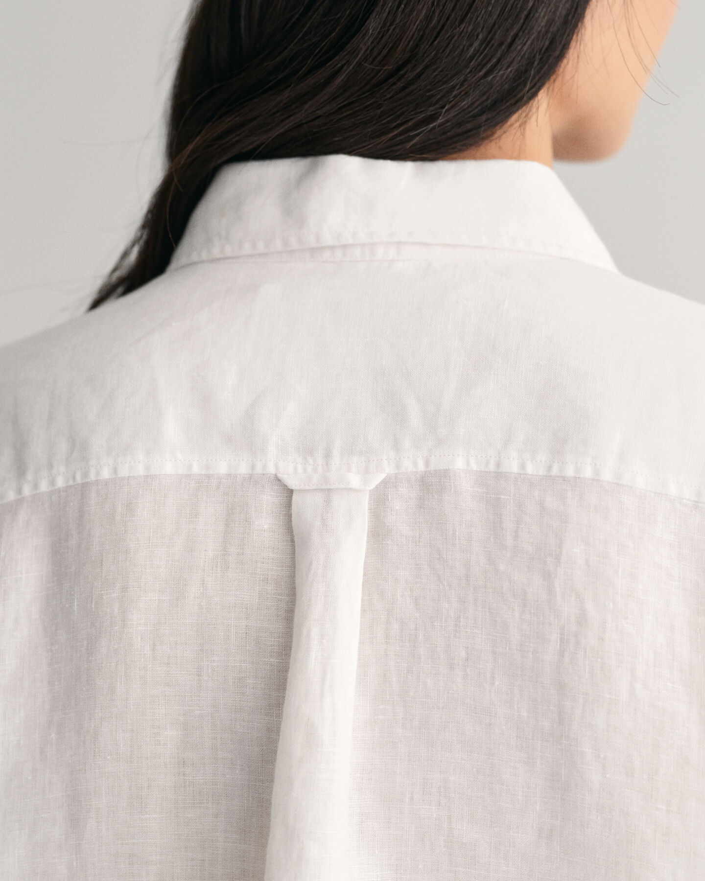 Camicia corta in lino relaxed fit