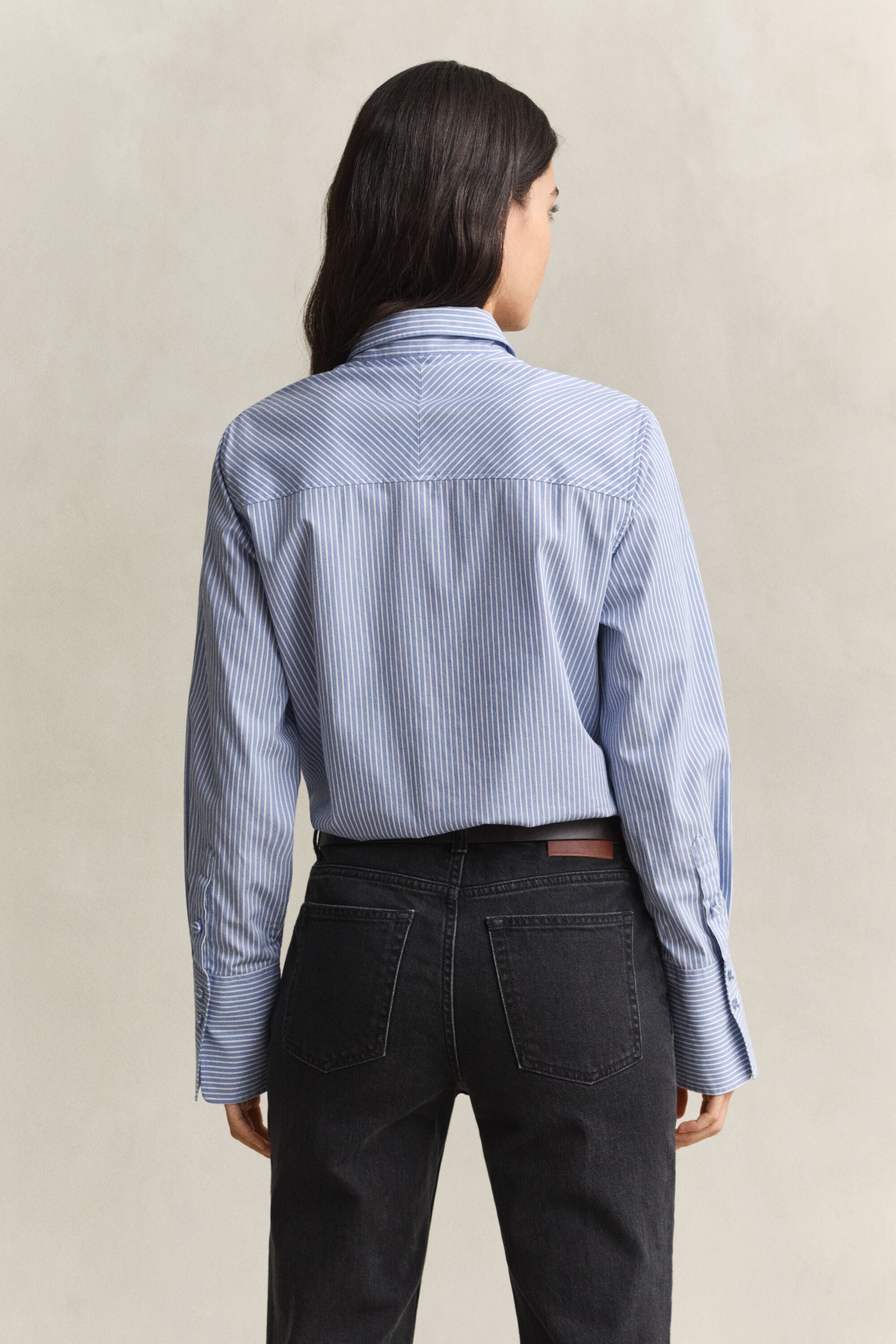 Camicia Yale a righe con carré