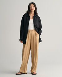 Camicia oversize in lino