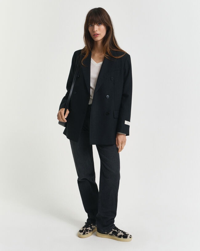 Maglia con scollo a V in finissima lana merino