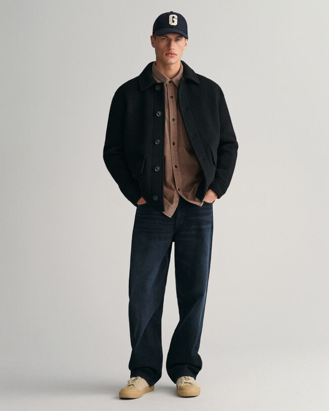 Giacca in lana corta