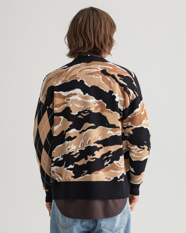 Cardigan Tiger Camo