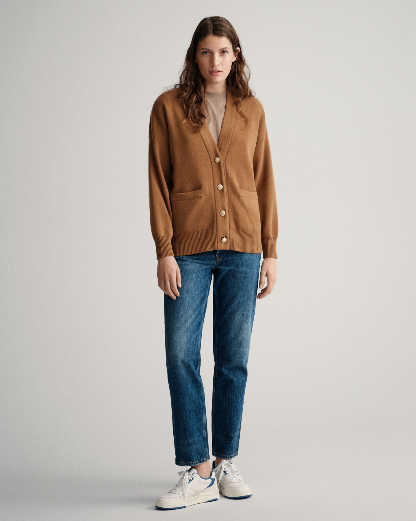 Cardigan oversize tinta unita