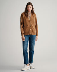 Cardigan oversize tinta unita