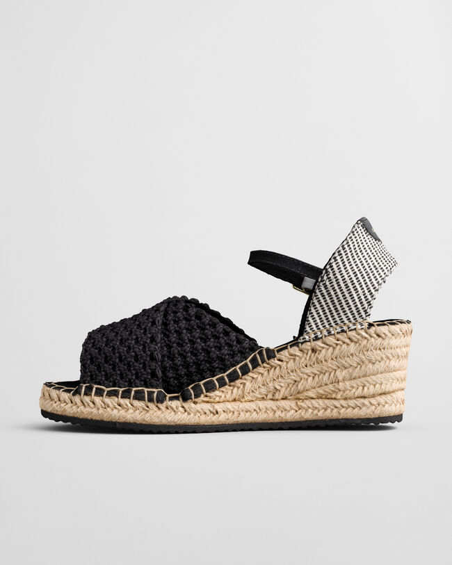 Espadrillas con zeppa Luliza in maglia
