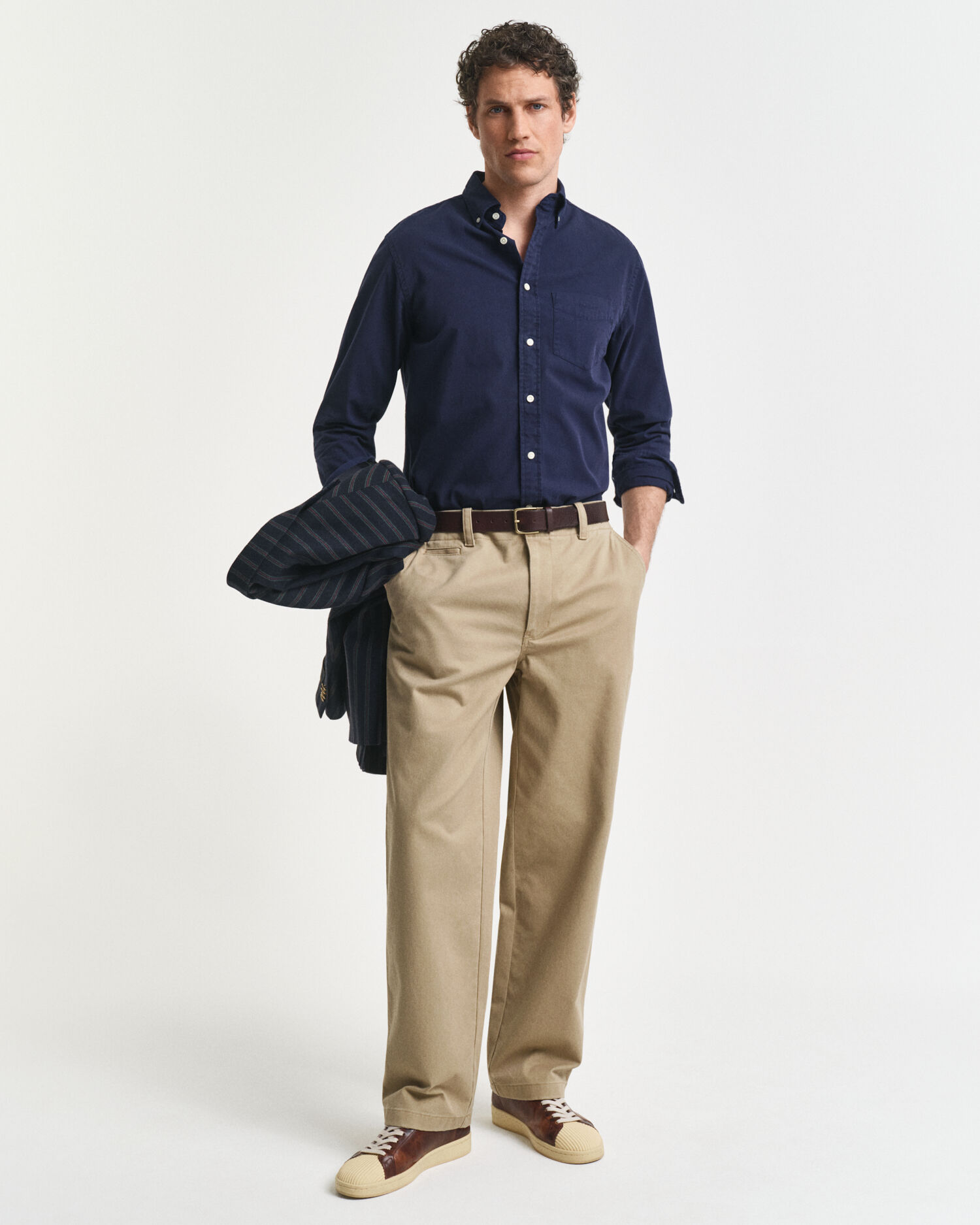 Camicia di twill in capo regular fit