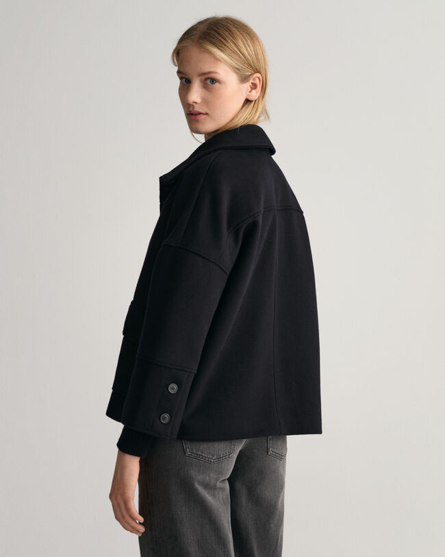 Giacca corta in misto lana