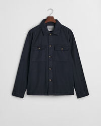 Camicia giacca in lino-cotone regular fit