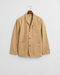 Blazer in tela relaxed fit