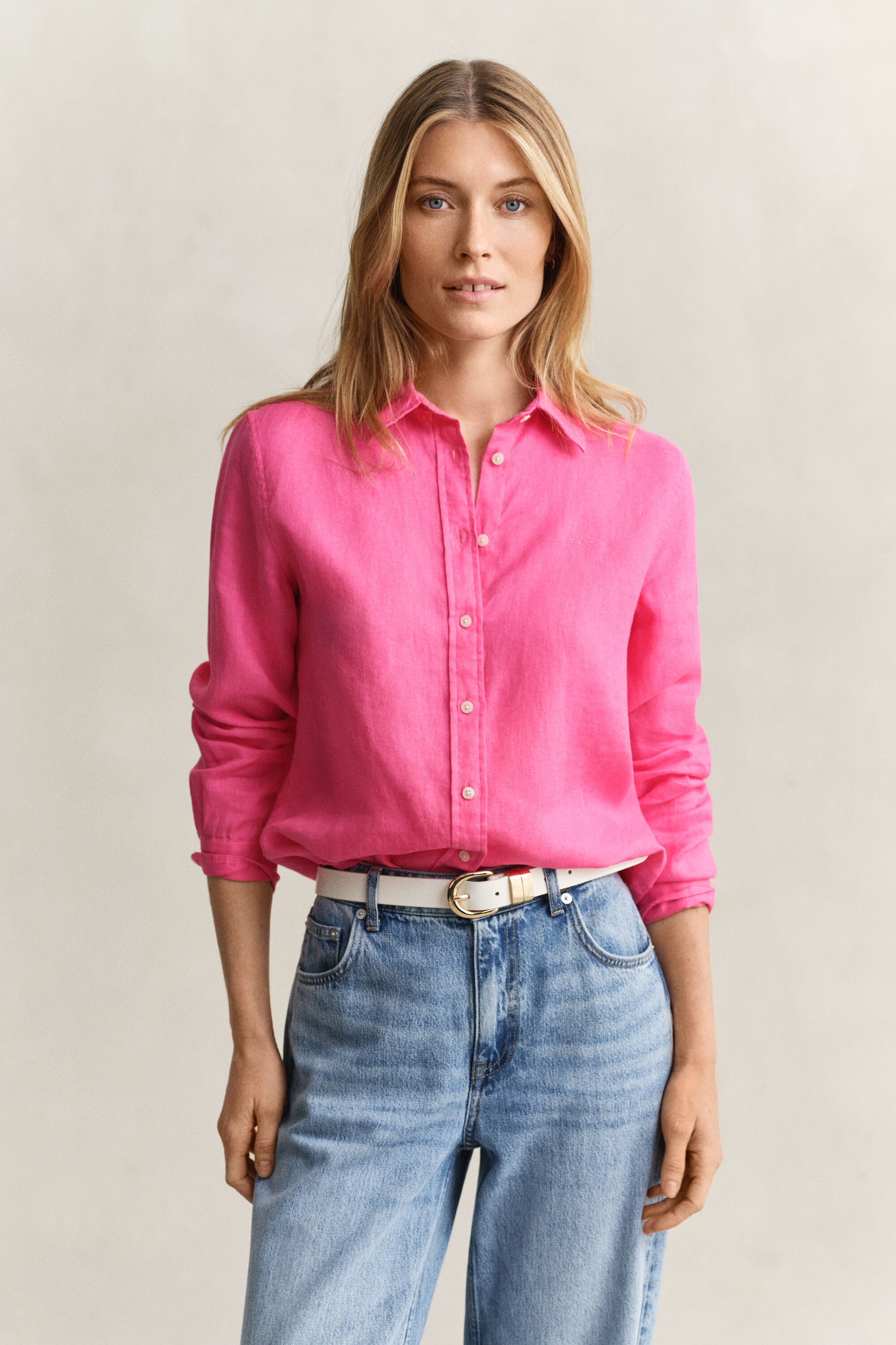Camicia di lino regular fit