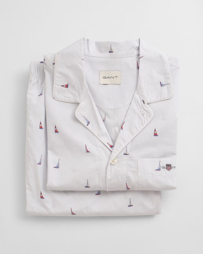 Pigiama con stampa di barca