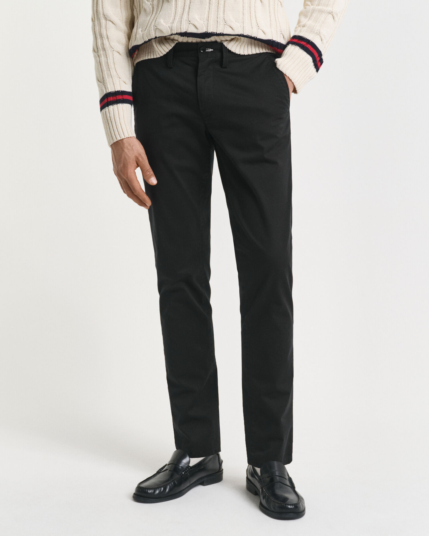 Pantaloni chino in twill slim fit