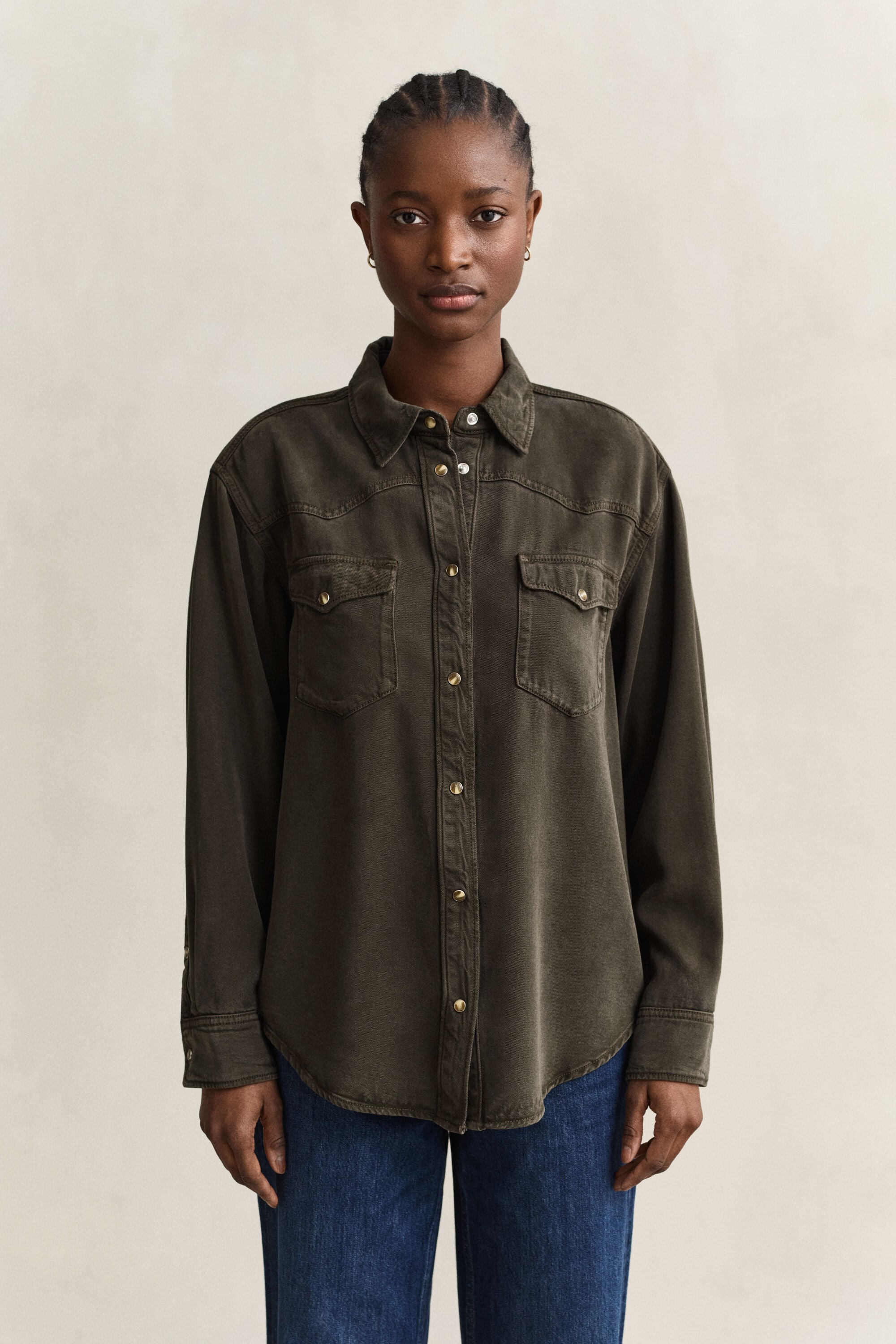 Camicia Ranger in twill di jeans