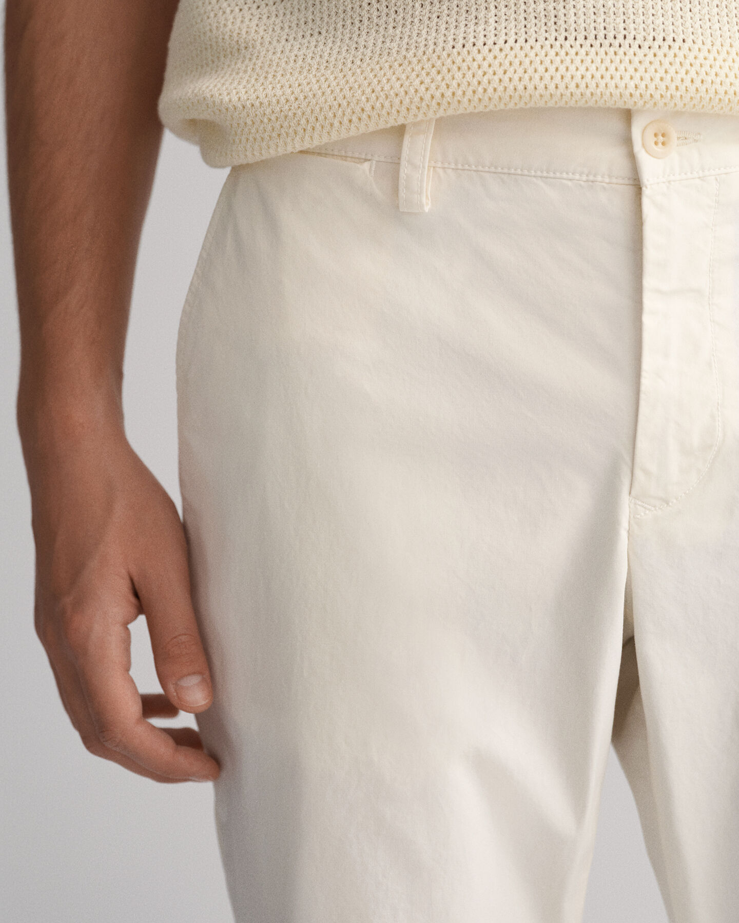 Pantaloni chino Hallden Sunfaded slim fit