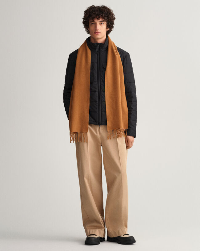 Sciarpa in lana tinta unita