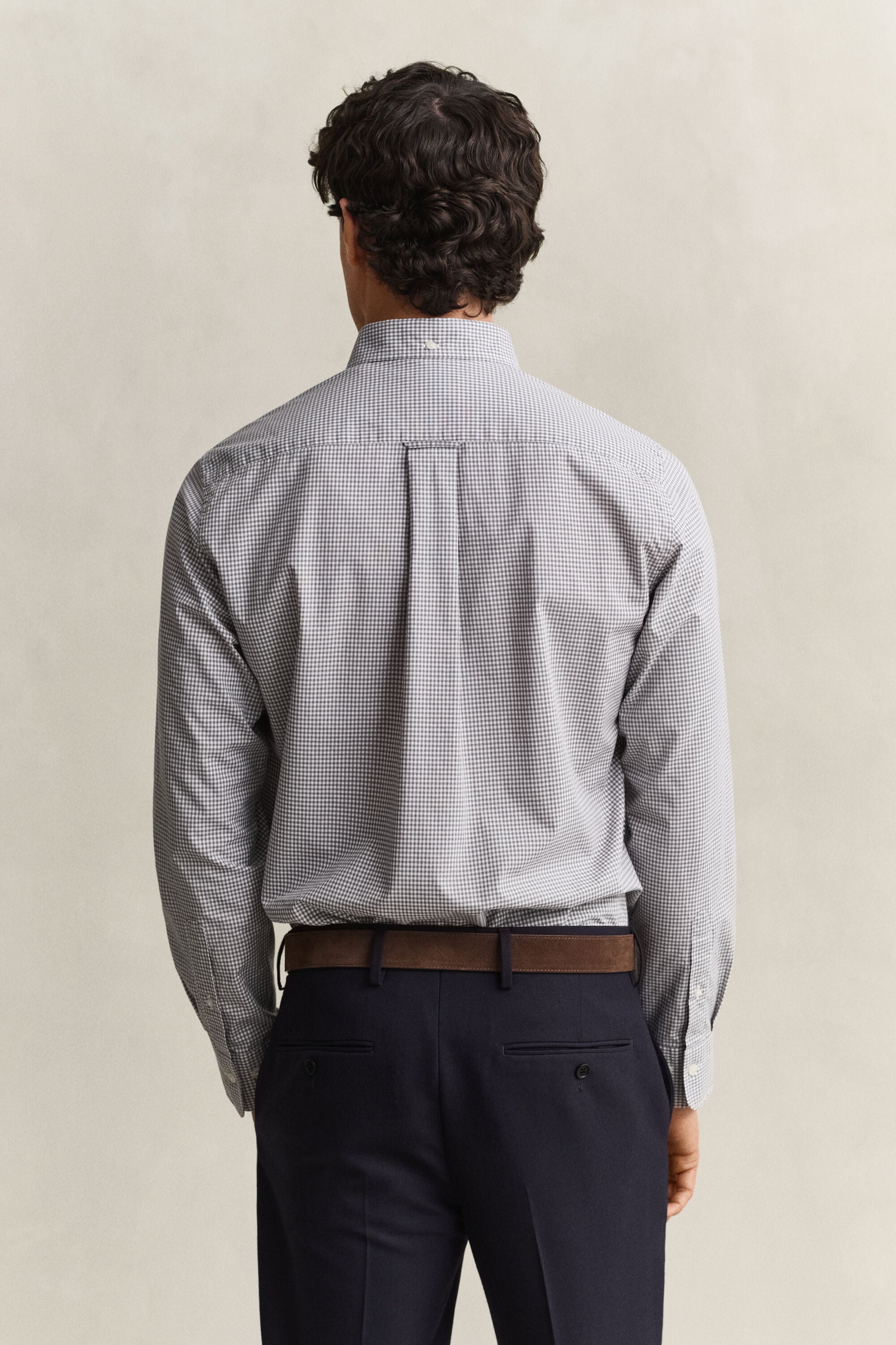 Camicia classica in popeline percalle