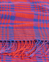 Sciarpa in lana Merino a quadri