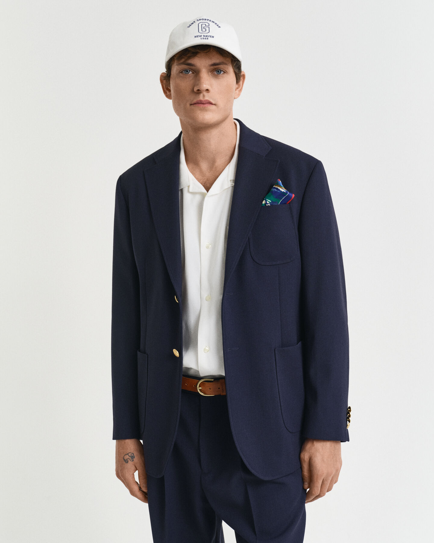 Blazer Club con stemma relaxed fit