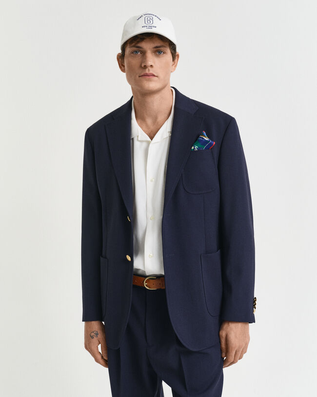 Blazer Club con stemma relaxed fit