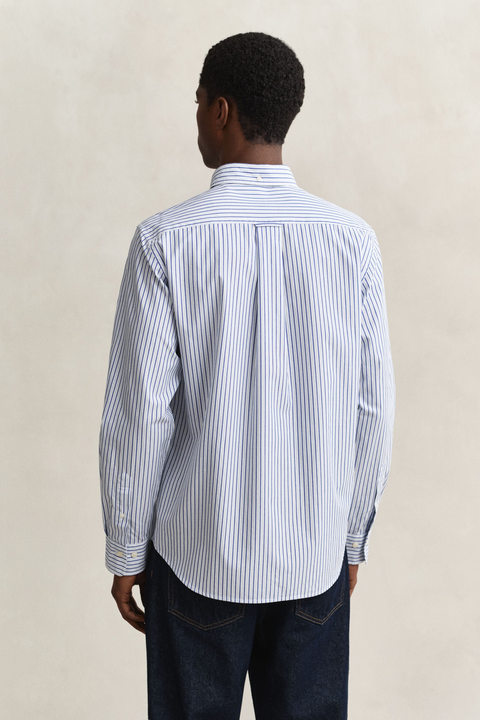 Camicia in popeline a righe
