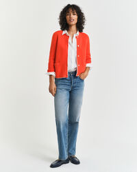 Giacca in cotone a maglia