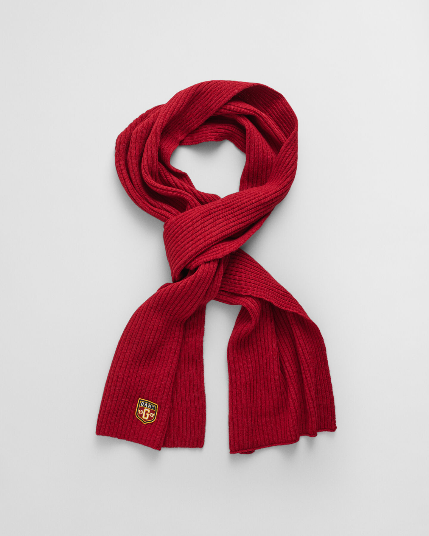 Set regalo berretto e sciarpa in lana con stemma