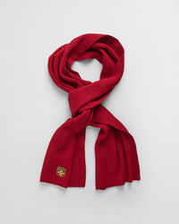 Set regalo berretto e sciarpa in lana con stemma