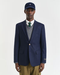 Blazer Club in flanella di lana slim fit