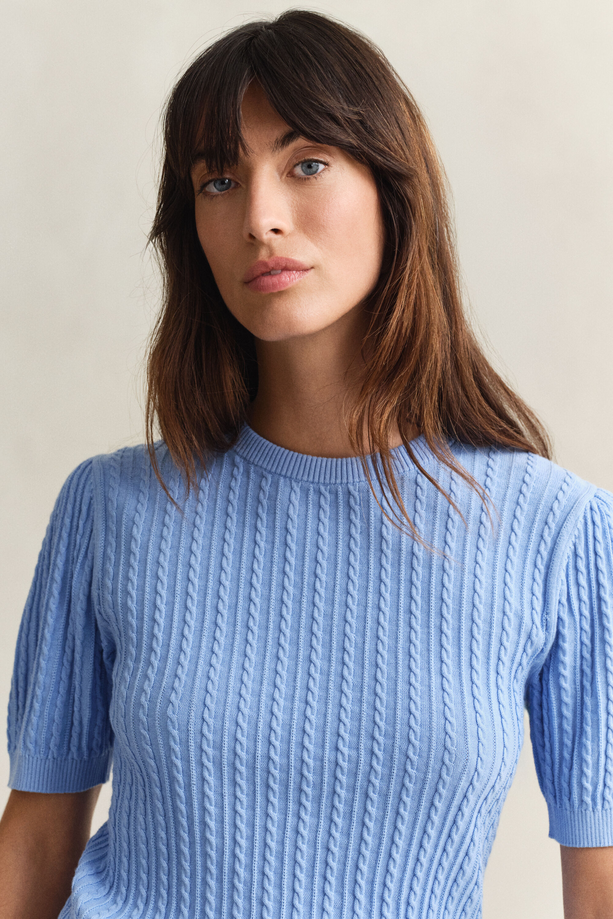 Maglia con maniche corte in cotone