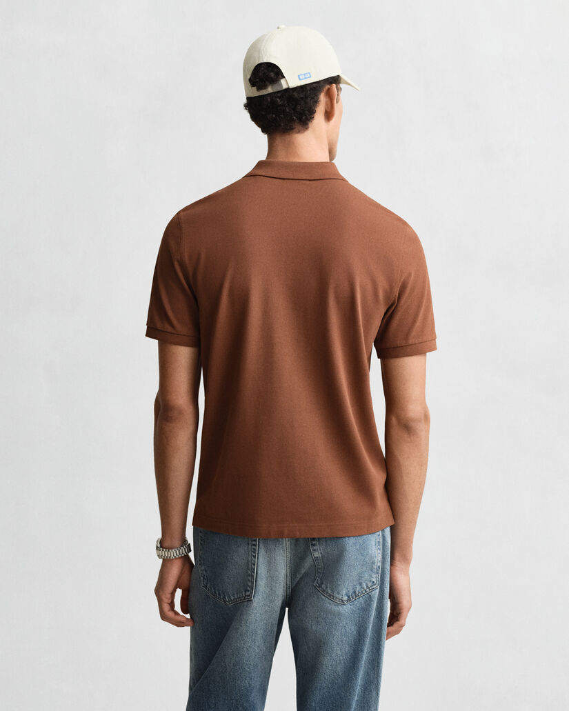 Polo Shield in piqué regular fit