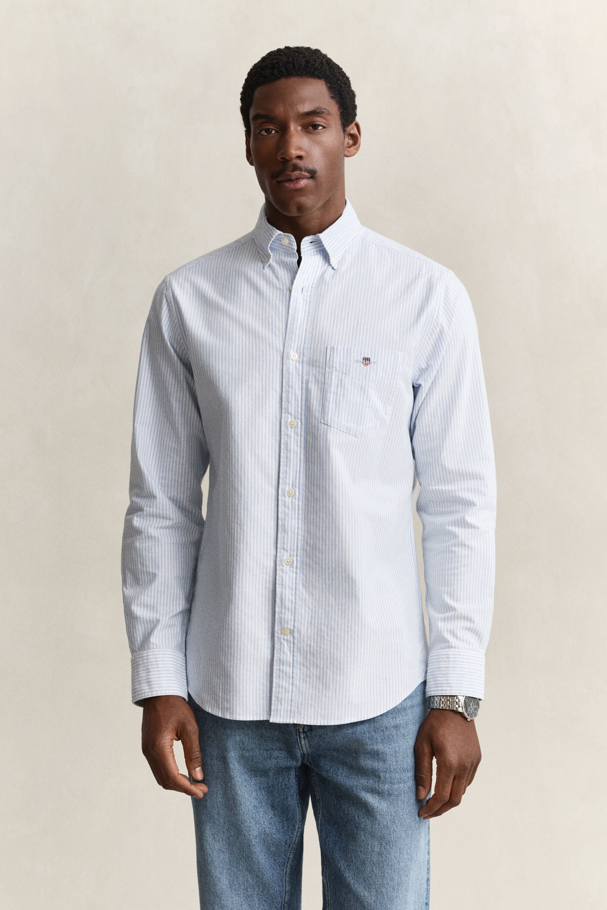 Camicia Oxford a righe Classic regular