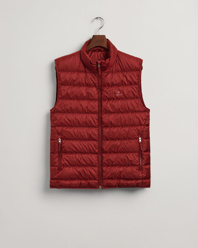 Piumino smanicato leggero