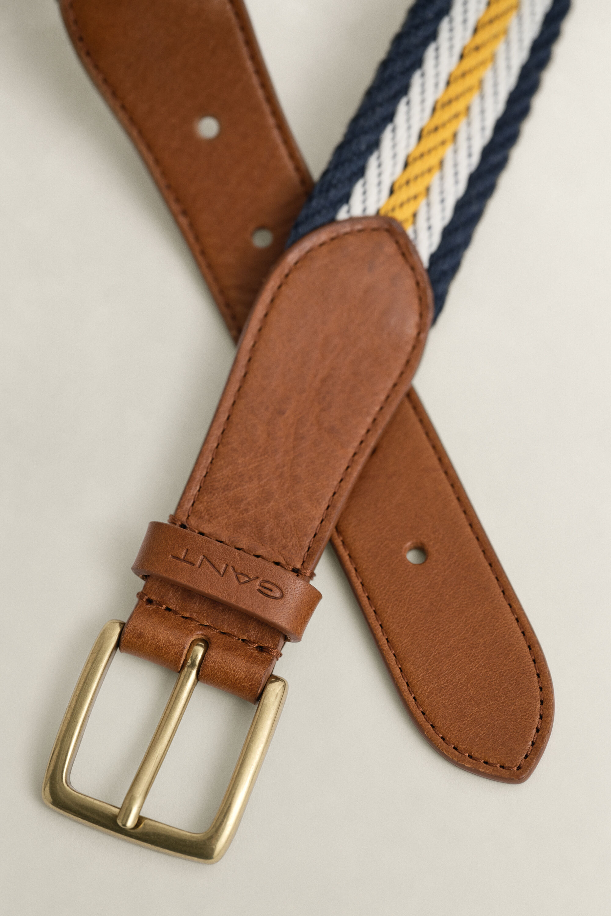 Cintura in tela a righe