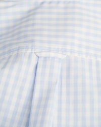 Camicia in popeline a quadri percalle regular fit