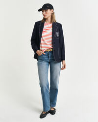 T-shirt Breton con maniche a 3/4